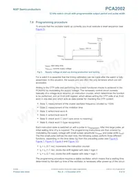 PCA2002CX8/5/1 Datasheet Pagina 9