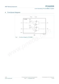 PCA9509DP/DG Datasheet Pagina 3