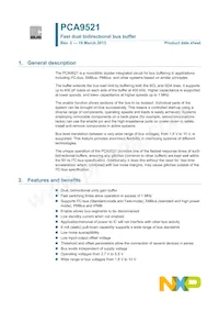 PCA9521DP Datasheet Copertura