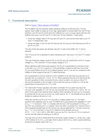 PCA9600DP/S911 Datasheet Pagina 4