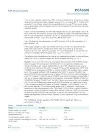 PCA9600DP/S911 Datasheet Pagina 5