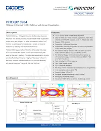 PI3EQX10904ZHE Datenblatt Cover