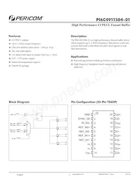 PI6C4911504-01LIE Datasheet Copertura