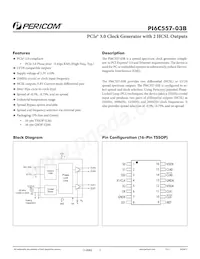 PI6C557-03BLEX Datenblatt Cover