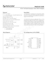 PI6C557-03BLEX數據表 封面