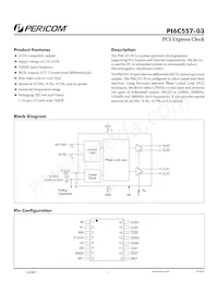 PI6C557-03LE Datenblatt Cover