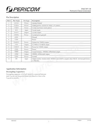 PI6C557-10LEX Datasheet Pagina 2
