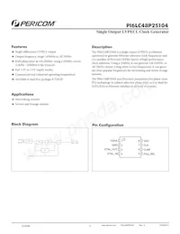 PI6LC48P25104LE Datenblatt Cover