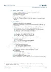 PTN3392BS/F1 Datasheet Pagina 2