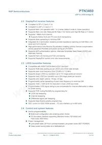 PTN3460BS/F1 Datasheet Pagina 2