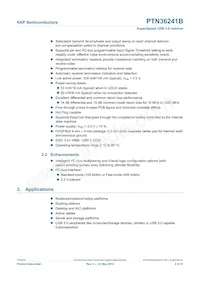 PTN36241BBS Datasheet Pagina 2