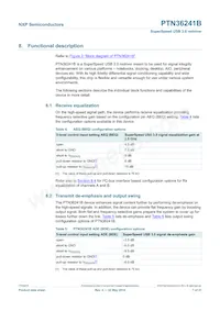 PTN36241BBS Datasheet Pagina 7