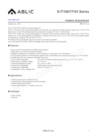 S-77101A02-T8T1U4 Datasheet Copertura