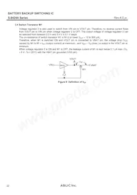 S-8424AAKFT-TB-G Datasheet Page 22