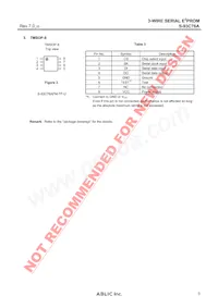 S-93C76ADFJ-TB-G Datenblatt Seite 3