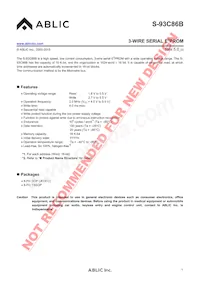 S-93C86BD4I-J8T1G Datasheet Copertura