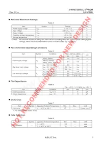 S-93C86BD4I-J8T1G Datasheet Pagina 5