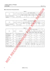 S-93C86BD4I-J8T1G Datasheet Pagina 6