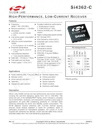 SI4362-C2A-GM Datasheet Cover