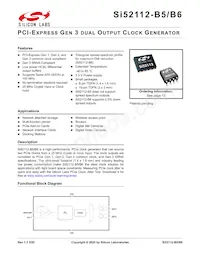 SI52112-B6-GM2R Datasheet Cover