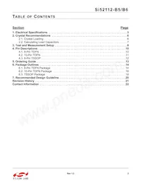 SI52112-B6-GM2R Datasheet Pagina 2