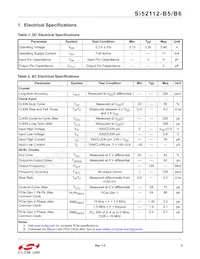 SI52112-B6-GM2R Datasheet Page 3