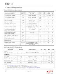 SI52142-A01AGM Datasheet Pagina 4