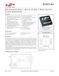 SI52144-A01AGM Datasheet Copertura