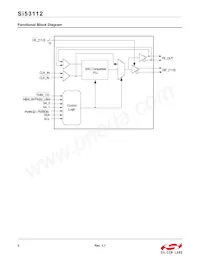 SI53112-A00AGMR Datasheet Pagina 2