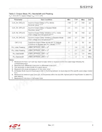 SI53112-A00AGMR Datasheet Pagina 5