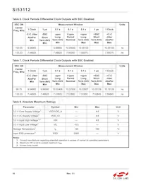 SI53112-A00AGMR Datasheet Pagina 10