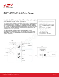 SI53362-B-GMR Datasheet Copertura