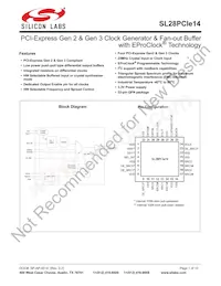 SL28PCIE14ALIT數據表 封面