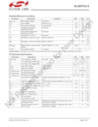 SL28PCIE14ALIT Datasheet Pagina 7