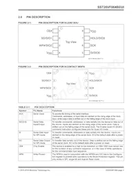 SST26VF064BEUIT-104I/MF Datasheet Page 4