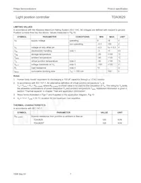 TDA3629/YWU Datasheet Page 7