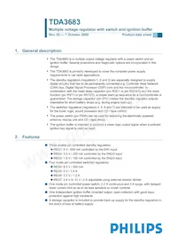 TDA3683SD/N2S Datasheet Copertura