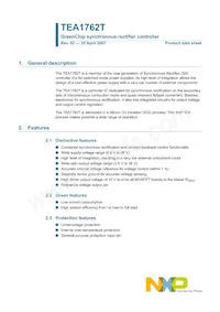 TEA1762T/N2 Datasheet Copertura