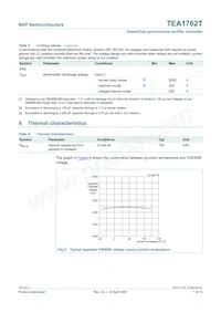 TEA1762T/N2 Datasheet Pagina 7