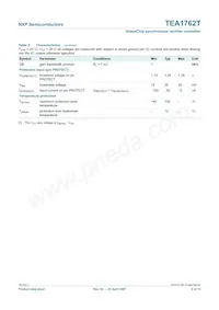 TEA1762T/N2 Datasheet Pagina 9