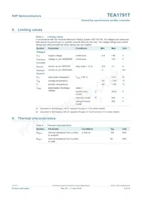 TEA1791T/N1 Datenblatt Seite 5