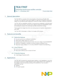 TEA1795T/N1 Datasheet Copertura