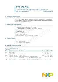 TFF1007HN/N1數據表 封面