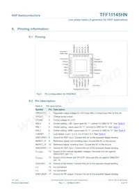 TFF11145HN/N1 Datasheet Pagina 4