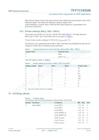 TFF11145HN/N1 Datasheet Pagina 8