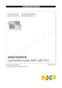 UDA1334ATS/N2 Datasheet Cover