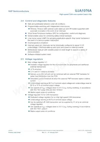 UJA1076ATW/5V0/WD Datasheet Pagina 3