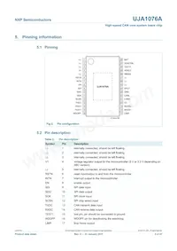 UJA1076ATW/5V0/WD Datasheet Pagina 5