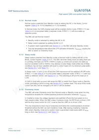 UJA1076ATW/5V0/WD Datasheet Pagina 9