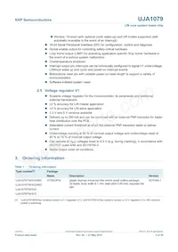 UJA1079TW/3V3/WD Datasheet Pagina 3